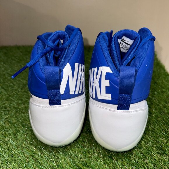 Nike Force Savage Pro Elite TD Football Cleats Blue White AJ6605-106 Size 15 NEW
